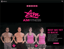 Tablet Screenshot of amfitnessonline.com